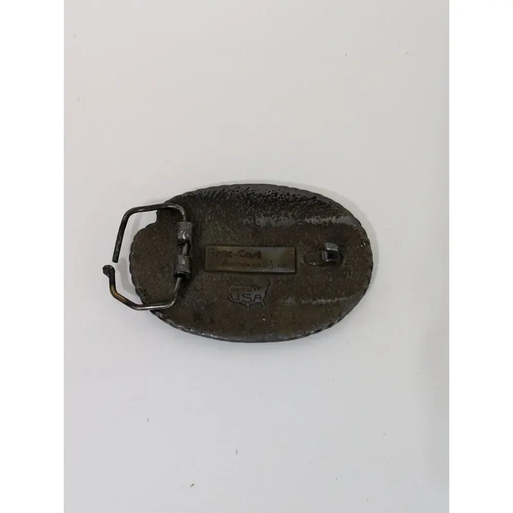 JERRY Bronze‎ Belt Buckle Spec-Cast Denver Co VINTAGE